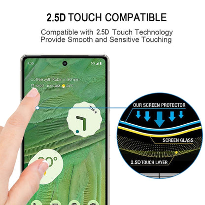 For Google Pixel 7 Full Glue Full Cover Screen Protector Tempered Glass Film - Google Tempered Glass by PMC Jewellery | Online Shopping South Africa | PMC Jewellery | Buy Now Pay Later Mobicred