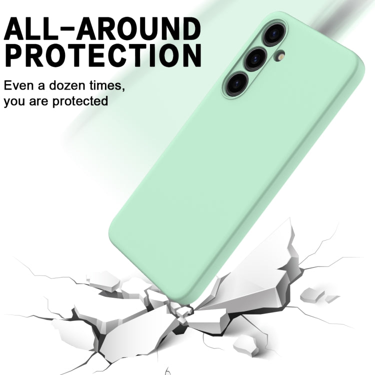 For Samsung Galaxy S24 5G Color Liquid Silicone Phone Case(Green) - Galaxy S24 5G Cases by PMC Jewellery | Online Shopping South Africa | PMC Jewellery