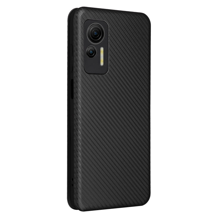 For Ulefone Note 14 Carbon Fiber Texture Flip Leather Phone Case(Black) - Ulefone Cases by PMC Jewellery | Online Shopping South Africa | PMC Jewellery | Buy Now Pay Later Mobicred