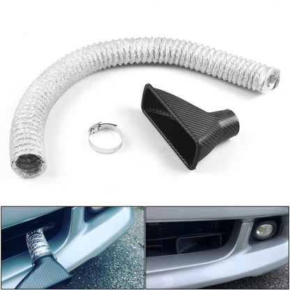 Car Modified Front Bumper Carbon Fiber Intake Pipe - Air Intake System by PMC Jewellery | Online Shopping South Africa | PMC Jewellery | Buy Now Pay Later Mobicred