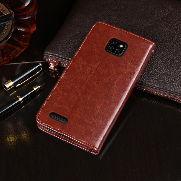 For Ulefone Note 7 idewei  Crazy Horse Texture Horizontal Flip Leather Case with Holder & Card Slots & Wallet(Red) - Ulefone Cases by idewei | Online Shopping South Africa | PMC Jewellery | Buy Now Pay Later Mobicred