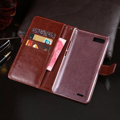 For Ulefone S1 idewei  Crazy Horse Texture Horizontal Flip Leather Case with Holder & Card Slots & Wallet(Rose Red) - More Brand by idewei | Online Shopping South Africa | PMC Jewellery | Buy Now Pay Later Mobicred