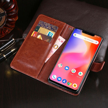 For Ulefone S10 Pro idewei  Crazy Horse Texture Horizontal Flip Leather Case with Holder & Card Slots & Wallet(Red) - More Brand by idewei | Online Shopping South Africa | PMC Jewellery | Buy Now Pay Later Mobicred