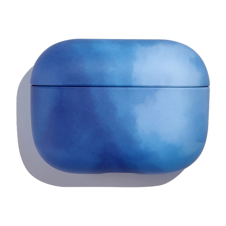 For AirPods 3 Ink Painting Water Sticker PC Earphone Case(Sea Blue) - For AirPods 3 by PMC Jewellery | Online Shopping South Africa | PMC Jewellery | Buy Now Pay Later Mobicred