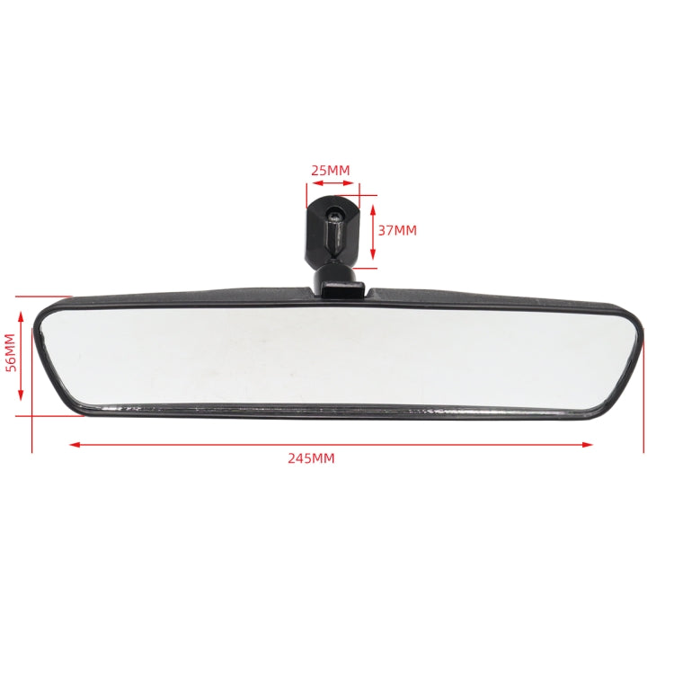 10 inch Car Modified Large Field View Reflective Auxiliary Rearview Mirror - Interior Mirrors by PMC Jewellery | Online Shopping South Africa | PMC Jewellery | Buy Now Pay Later Mobicred