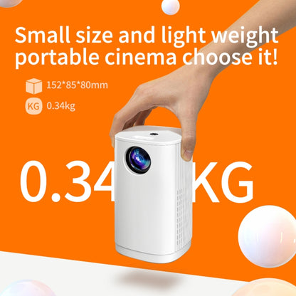 T1 480x360 800 Lumens Portable Mini LED Projector, specifications: AU Plug(White) - LED Projector by PMC Jewellery | Online Shopping South Africa | PMC Jewellery | Buy Now Pay Later Mobicred