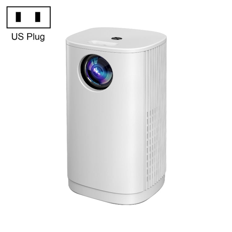 T1 480x360 800 Lumens Portable Mini LED Projector, Specification:US Plug(White) - LED Projector by PMC Jewellery | Online Shopping South Africa | PMC Jewellery | Buy Now Pay Later Mobicred