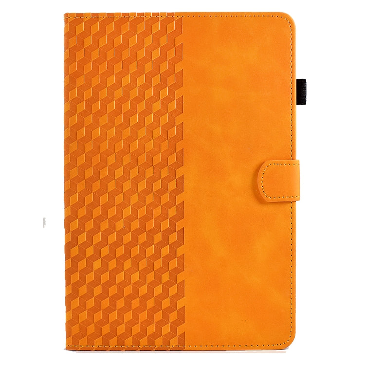 For 10.0 inch Universal Tablet Rhombus Embossed Leather Case(Khaki) - 10 - 11 inch by PMC TechLife | Online Shopping South Africa | PMC TechLife | Buy Now Pay Later Mobicred