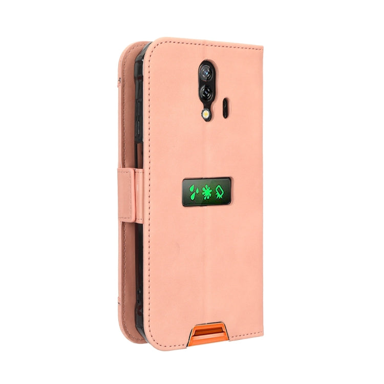 For Blackview BV7200 Skin Feel Calf Texture Card Slots Leather Phone Case(Pink) - More Brand by PMC Jewellery | Online Shopping South Africa | PMC Jewellery