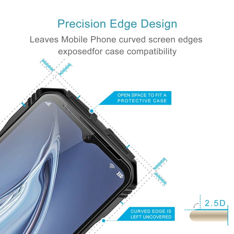 For Doogee S100 50pcs 0.26mm 9H 2.5D Tempered Glass Film - For Doogee by PMC Jewellery | Online Shopping South Africa | PMC Jewellery | Buy Now Pay Later Mobicred