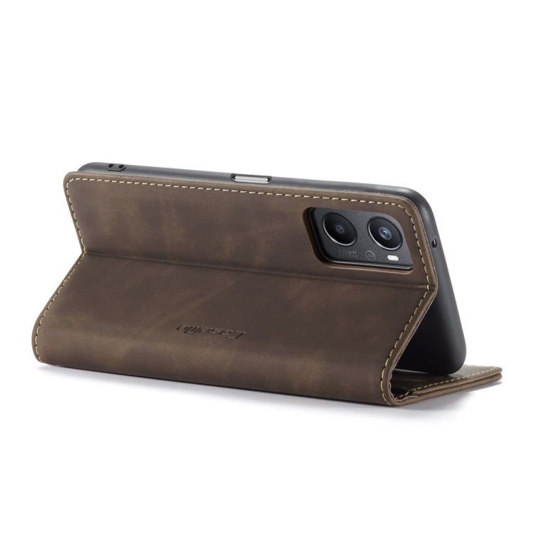 CaseMe 013 Multifunctional Horizontal Flip Leather Phone Case For OPPO A96 4G / A36 4G／A76 4G／K10 4G ／Realme 9i 4G (Coffee) - OPPO Cases by CaseMe | Online Shopping South Africa | PMC Jewellery | Buy Now Pay Later Mobicred