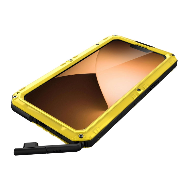 For iPhone 14 Pro RedPepper Wolf 360 Full Body Rugged Life Waterproof Phone Case(Yellow) - free shipping - PMc TechLife - Order now!