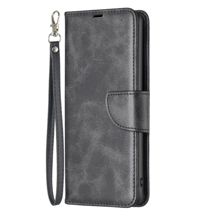 For Xiaomi Redmi Note 13 Pro 4G Global Lambskin Texture Pure Color Flip Leather Phone Case(Black) - Note 13 Pro Cases by PMC Jewellery | Online Shopping South Africa | PMC Jewellery | Buy Now Pay Later Mobicred