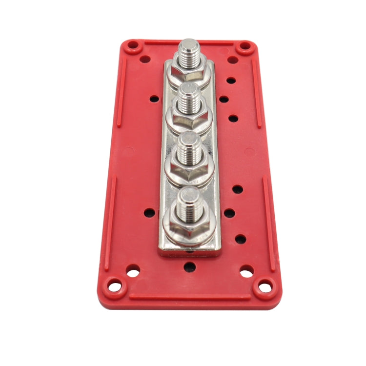 CP-3088-02 300A 48V 4-way M10 Terminal Busbar(Red) - Booster Cable & Clip by PMC Jewellery | Online Shopping South Africa | PMC Jewellery | Buy Now Pay Later Mobicred