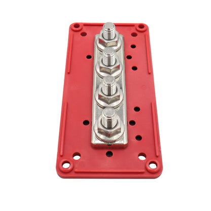 CP-3088-02 300A 48V 4-way M10 Terminal Busbar(Red) - Booster Cable & Clip by PMC Jewellery | Online Shopping South Africa | PMC Jewellery | Buy Now Pay Later Mobicred