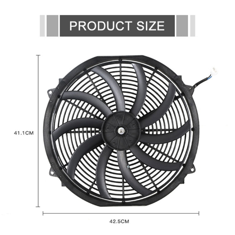 16 inch 12V 80W Car Powerful Transmission Oil Cooling Fan with Mounting Accessorie - Heating & Fans by PMC Jewellery | Online Shopping South Africa | PMC Jewellery | Buy Now Pay Later Mobicred