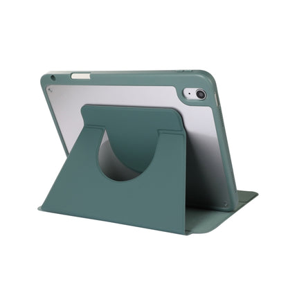 2 in 1 Acrylic Split Rotating Leather Tablet Case For iPad Air 11 2024 / 2022 / 2020 10.9(Matcha Green) - iPad Air (2022) / (2020) 10.9 Cases by PMC Jewellery | Online Shopping South Africa | PMC Jewellery | Buy Now Pay Later Mobicred