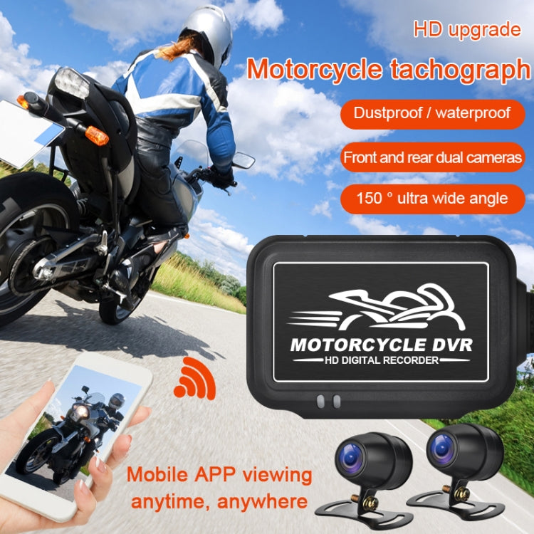 SE3 Dual AHD 1080P Waterproof HD Motorcycle DVR Without Screen, Support TF Card / Cycling Video / Parking Monitoring - free shipping - PMC TechLife - Order now!