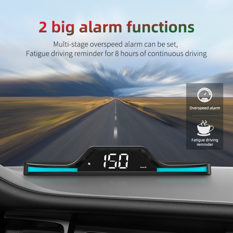 G15 Car HD GPS Head-Up Display with Color Changing Ambient Light - Head Up Display System by PMC Jewellery | Online Shopping South Africa | PMC Jewellery | Buy Now Pay Later Mobicred