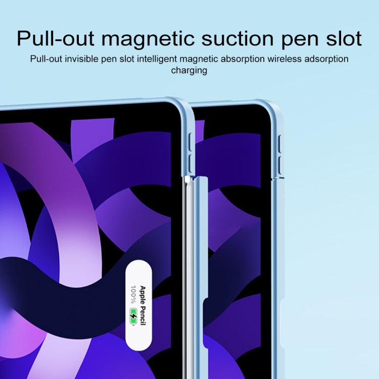 For Huawei MatePad Pro 12.6 Detachable Rotating Leather Tablet Case(Blue) - Huawei by PMC TechLife | Online Shopping South Africa | PMC TechLife | Buy Now Pay Later Mobicred