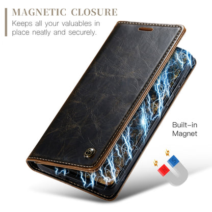 For Xiaomi Redmi Note 12 Pro+ 5G CaseMe 003 Crazy Horse Texture Leather Phone Case(Coffee) - Xiaomi Cases by CaseMe | Online Shopping South Africa | PMC Jewellery | Buy Now Pay Later Mobicred