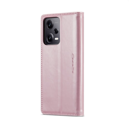 For Xiaomi Redmi Note 12 Pro+ 5G CaseMe 003 Crazy Horse Texture Leather Phone Case(Rose Gold) - Xiaomi Cases by CaseMe | Online Shopping South Africa | PMC Jewellery | Buy Now Pay Later Mobicred