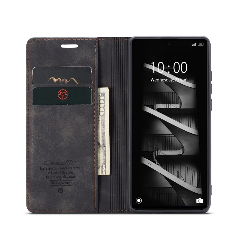 For Xiaomi Redmi Note 12 Pro 5G / Poco X5 Pro CaseMe 013 Multifunctional Horizontal Flip Leather Phone Case(Black) - Xiaomi Cases by CaseMe | Online Shopping South Africa | PMC Jewellery | Buy Now Pay Later Mobicred