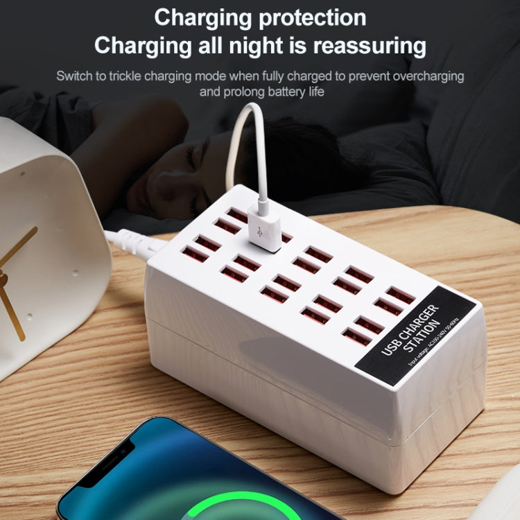 820 20-Ports Desktop USB Charger Station HUB(AU) - Multifunction Charger by PMC Jewellery | Online Shopping South Africa | PMC Jewellery | Buy Now Pay Later Mobicred