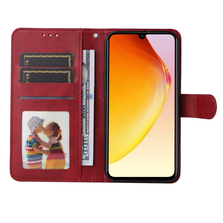 For vivo V25 5G/V25e 4G/X80 Lite Classic Calf Texture Flip Leather Phone Case(Red) - vivo Cases by PMC Jewellery | Online Shopping South Africa | PMC Jewellery