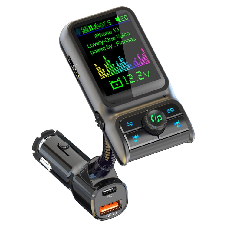 BC85 Colorful Screen Car Bluetooth 5.0 FM Transmitter MP3 Player - Bluetooth Car Kits by PMC Jewellery | Online Shopping South Africa | PMC Jewellery | Buy Now Pay Later Mobicred