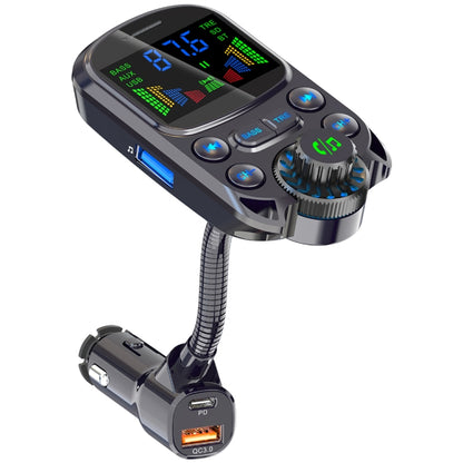 BC86 Colorful Screen Car Bluetooth 5.3 FM Transmitter MP3 Player - Bluetooth Car Kits by PMC Jewellery | Online Shopping South Africa | PMC Jewellery | Buy Now Pay Later Mobicred