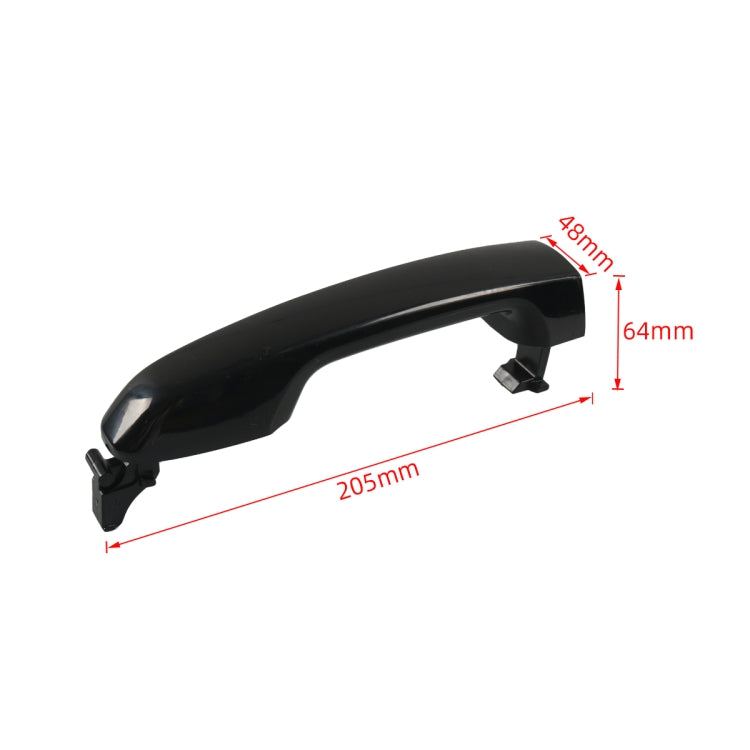 A7568-01 For Toyota Prado Car Left Front Outside Handle with Hole 69211-60090 - Door Handles by PMC Jewellery | Online Shopping South Africa | PMC Jewellery | Buy Now Pay Later Mobicred