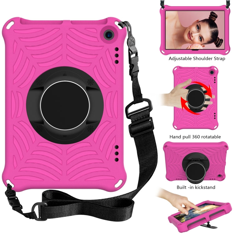 For Amazon Kindle Fire HD 8 / 8 Plus 2022 / 2020 Spider King Silicone Protective Tablet Case(Rose Red) - free shipping - PMC TechLife - Order now!