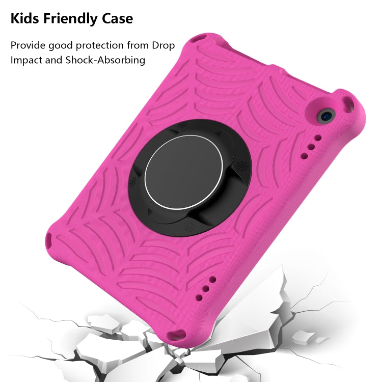 For Amazon Kindle Fire HD 8 / 8 Plus 2022 / 2020 Spider King Silicone Protective Tablet Case(Rose Red) - free shipping - PMC TechLife - Order now!