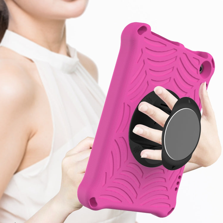 For Amazon Kindle Fire HD 8 / 8 Plus 2022 / 2020 Spider King Silicone Protective Tablet Case(Rose Red) - free shipping - PMC TechLife - Order now!