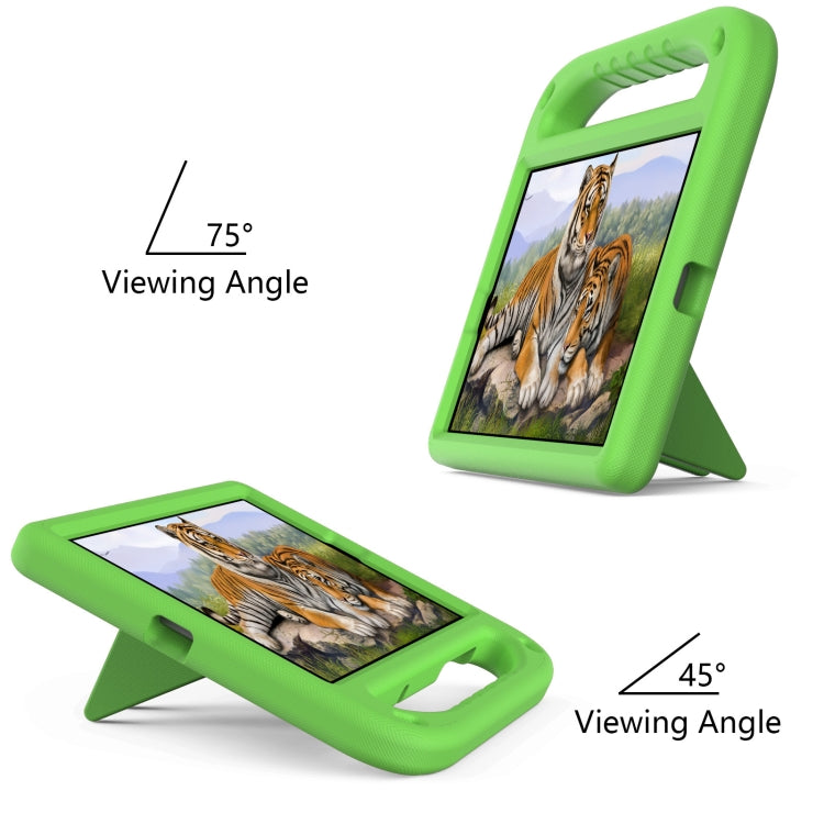 For Lenovo Tab M10 HD 2nd Gen Handle EVA Shockproof Tablet Case with Holder(Green) - Lenovo by PMC Jewellery | Online Shopping South Africa | PMC Jewellery