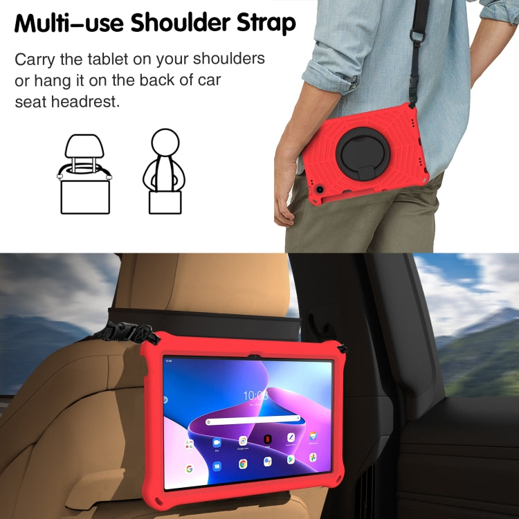 For Lenovo Tab M10 Plus 10.6 3rd Gen 2022 Spider King Silicone Protective Tablet Case(Red) - Lenovo by PMC TechLife | Online Shopping South Africa | PMC TechLife | Buy Now Pay Later Mobicred