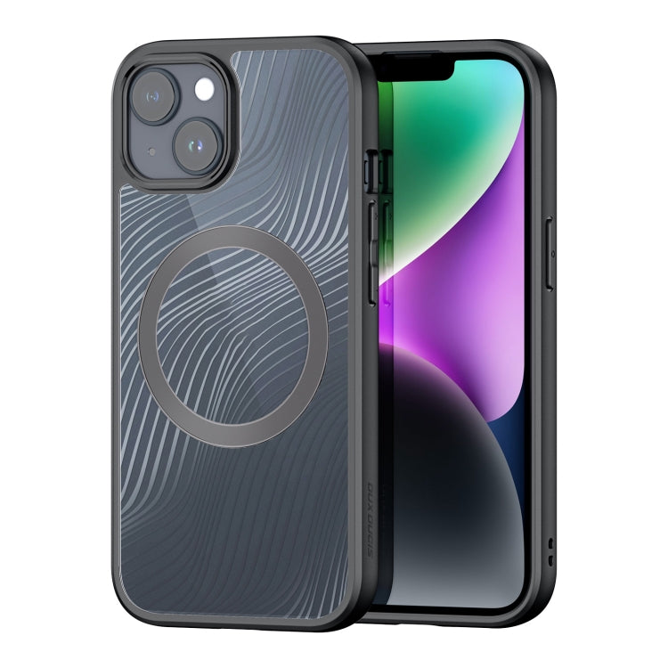 For iPhone 15 DUX DUCIS Aimo Mag Series TPU + PC MagSafe Frosted Feel Phone Case(Black) - iPhone 15 Cases by DUX DUCIS | Online Shopping South Africa | PMC Jewellery | Buy Now Pay Later Mobicred