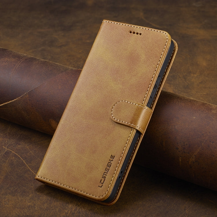 For Xiaomi Redmi Note 13 Pro+ LC.IMEEKE Calf Texture Leather Phone Case(Brown) - Note 13 Pro+ Cases by LC.IMEEKE | Online Shopping South Africa | PMC Jewellery | Buy Now Pay Later Mobicred