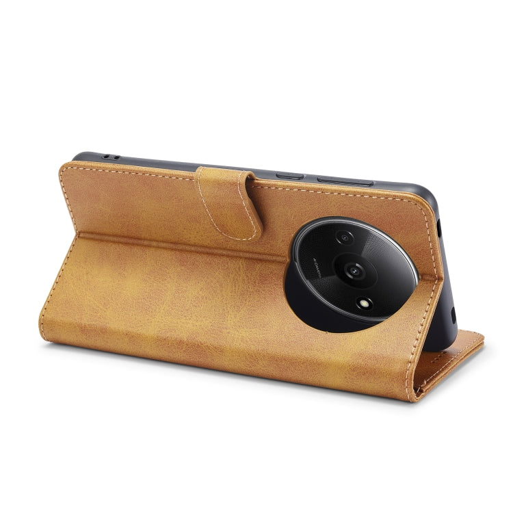 For Xiaomi Redmi A3 LC.IMEEKE Calf Texture Leather Phone Case(Brown) - Xiaomi Cases by LC.IMEEKE | Online Shopping South Africa | PMC TechLife