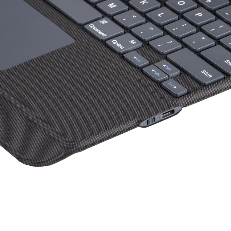 J3129 For iPad Pro 12.9 2022/2021/2020/2018 Bluetooth Keyboard Leather Case(Black) - For iPad Pro by PMC Jewellery | Online Shopping South Africa | PMC Jewellery