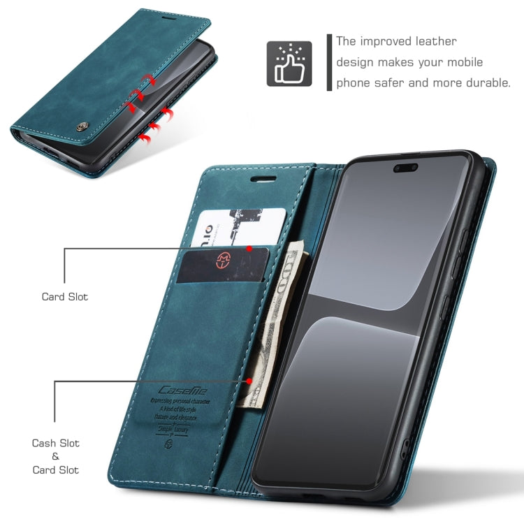 For Xiaomi 13 Lite CaseMe 013 Multifunctional Horizontal Flip Leather Phone Case(Blue) - Xiaomi Cases by CaseMe | Online Shopping South Africa | PMC Jewellery | Buy Now Pay Later Mobicred