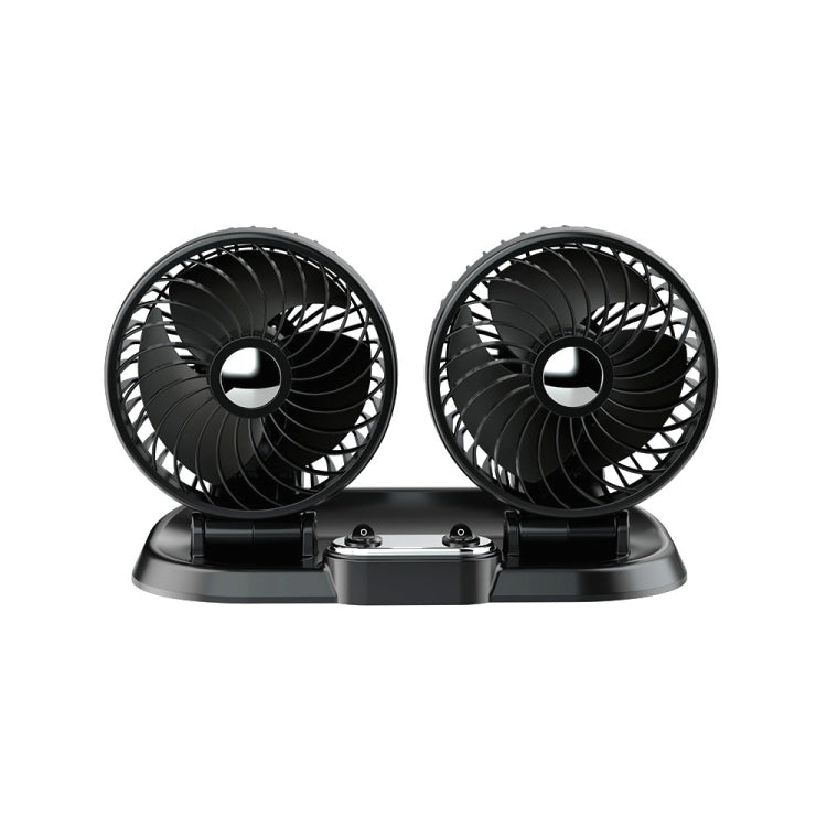 F622 Car Creative Folding Rotatable Double Head Electric Cooling Fan, Style:USB Universal - Heating & Fans by PMC Jewellery | Online Shopping South Africa | PMC Jewellery | Buy Now Pay Later Mobicred