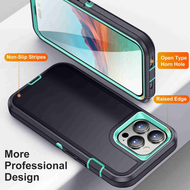 For iPhone 14 Pro Max Life Waterproof Rugged Phone Case(Dark Blue + Light Blue) - iPhone 14 Pro Max Cases by PMC Jewellery | Online Shopping South Africa | PMC Jewellery