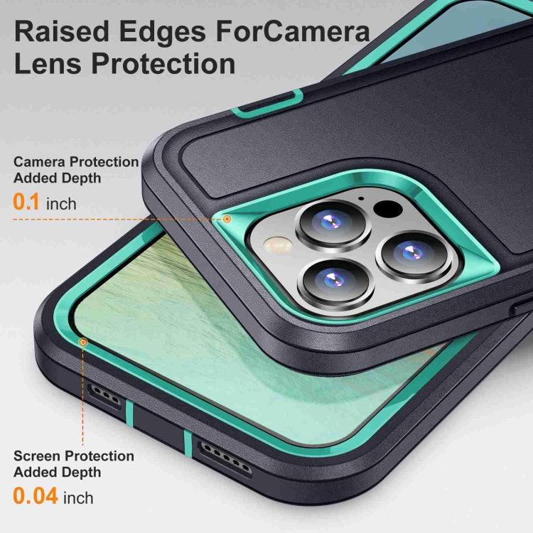 For iPhone 14 Pro Max Life Waterproof Rugged Phone Case(Dark Blue + Light Blue) - iPhone 14 Pro Max Cases by PMC Jewellery | Online Shopping South Africa | PMC Jewellery