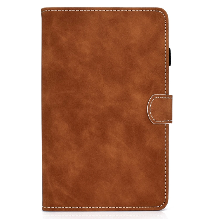 For Huawei MatePad 10.4 2022 Cowhide Texture Leather Tablet Case(Brown) - Huawei by PMC Jewellery | Online Shopping South Africa | PMC Jewellery