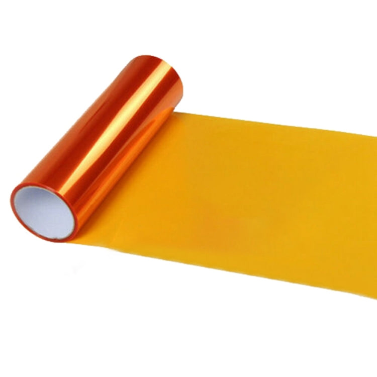 2pcs Car Headlight Protective Film Tail Light Film Motorcycle Fog Light Film, Size:30 x 100cm(Orange) - Auto Film by PMC Jewellery | Online Shopping South Africa | PMC Jewellery