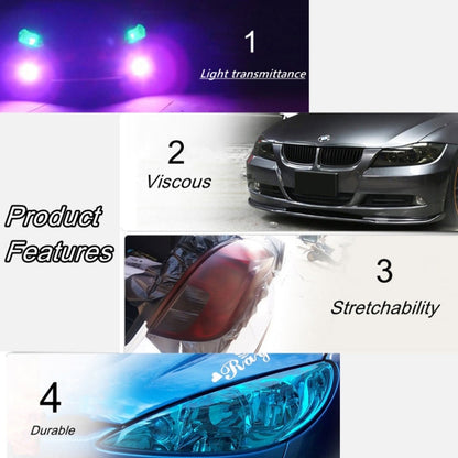 2pcs Car Headlight Protective Film Tail Light Film Motorcycle Fog Light Film, Size:30 x 100cm(Gold) - Auto Film by PMC Jewellery | Online Shopping South Africa | PMC Jewellery