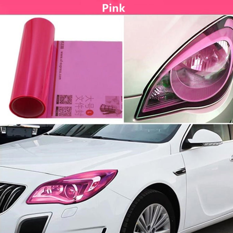 2pcs Car Headlight Protective Film Tail Light Film Motorcycle Fog Light Film, Size:30 x 100cm(Transparent) - Auto Film by PMC Jewellery | Online Shopping South Africa | PMC Jewellery