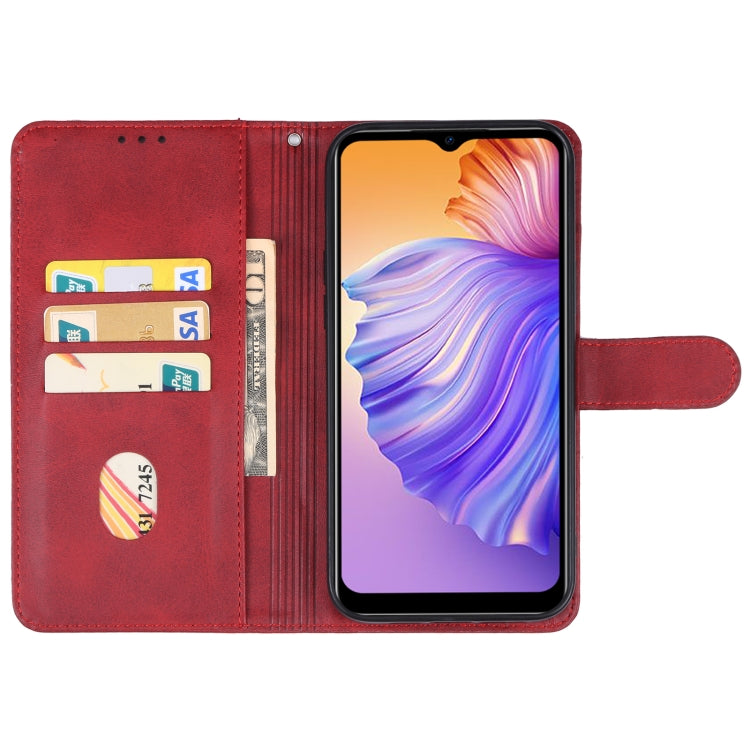 For DOOGEE N50 Leather Phone Case(Red) - Doogee Cases by PMC Jewellery | Online Shopping South Africa | PMC Jewellery | Buy Now Pay Later Mobicred